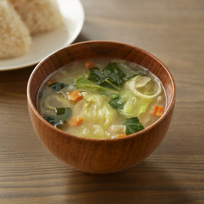 Spinach & Cabbage Miso Freeze Dried Soup (4pcs)