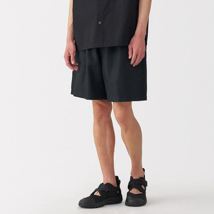 Hemp Blend Twill Shorts