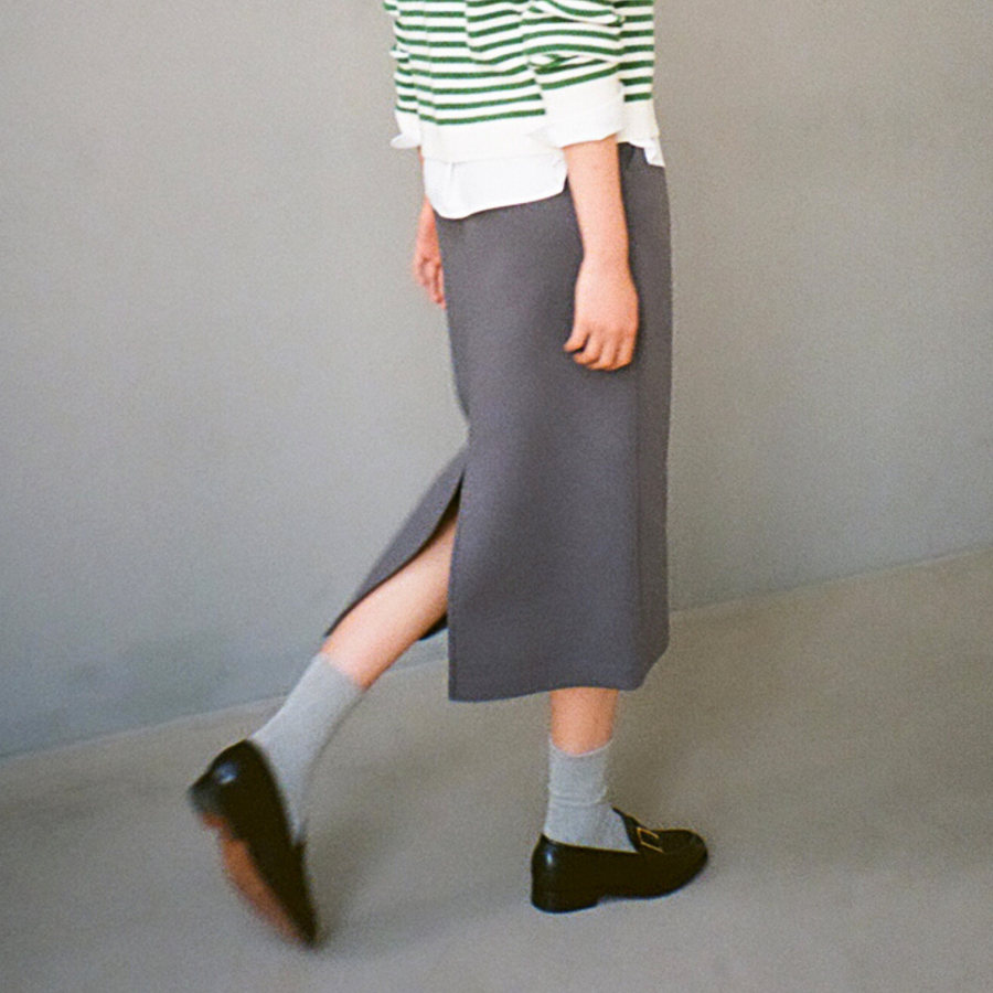 Double Knit Straight Skirt