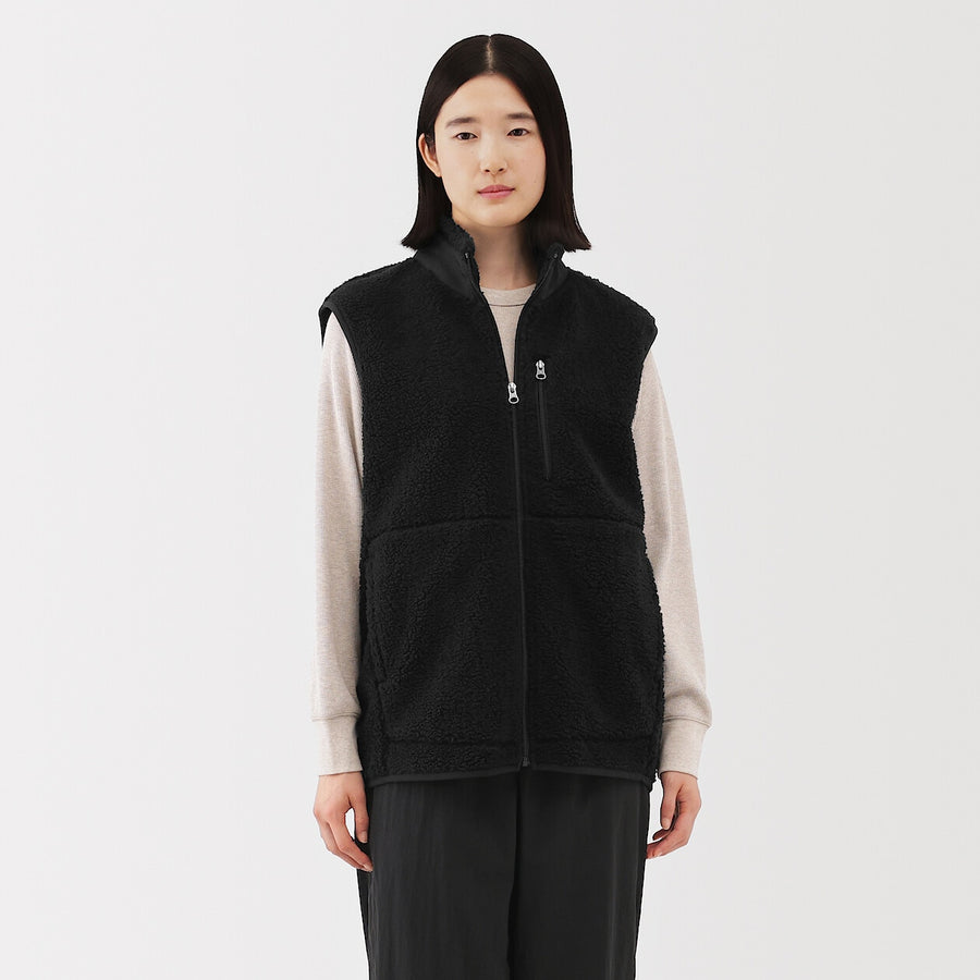 Buy MUJI Men's Boa Fleece Vest