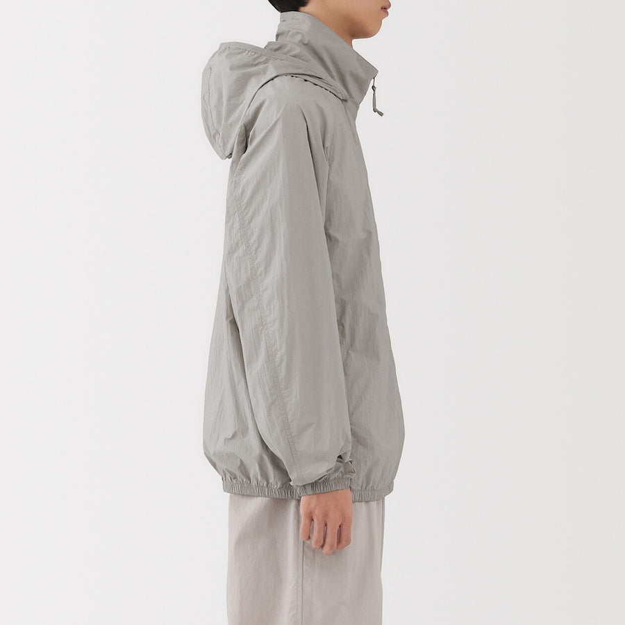 Buy MUJI Men's Water Repellent Pocketable Windbreaker