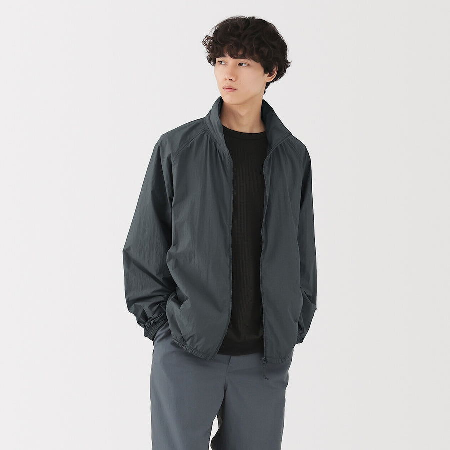 Buy MUJI Men's Water Repellent Pocketable Windbreaker