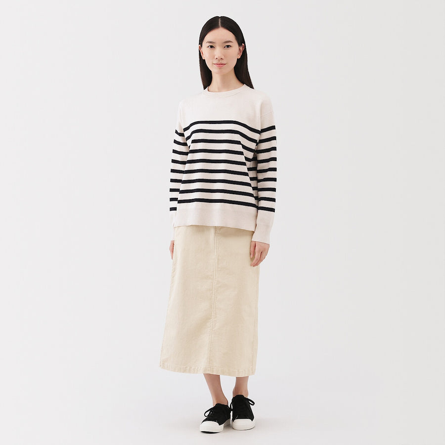 Buy MUJI Women's Stretch Corduroy Midi Skirt