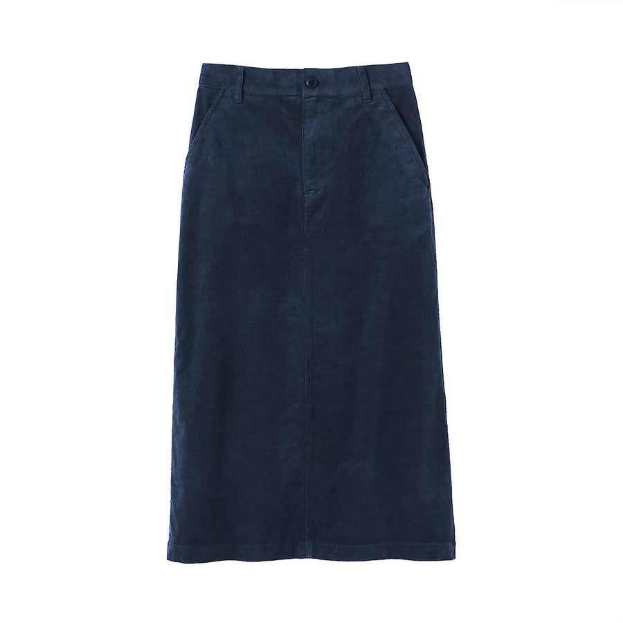 Buy MUJI Women's Stretch Corduroy Midi Skirt