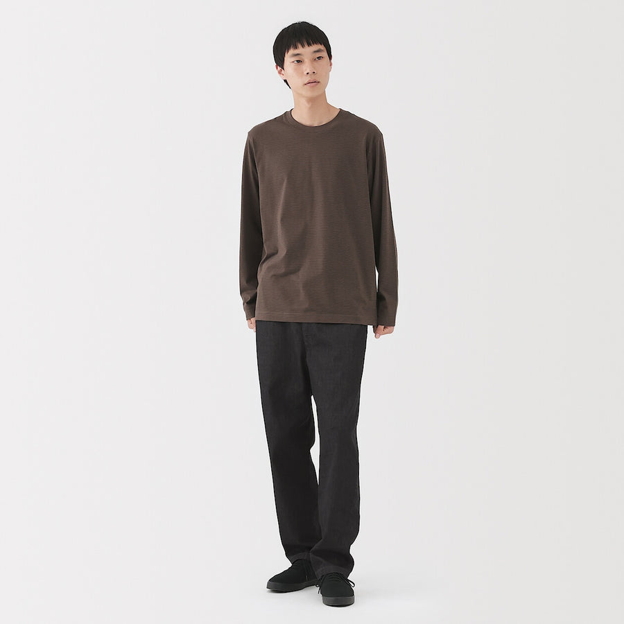 Washed Denim Easy Pants