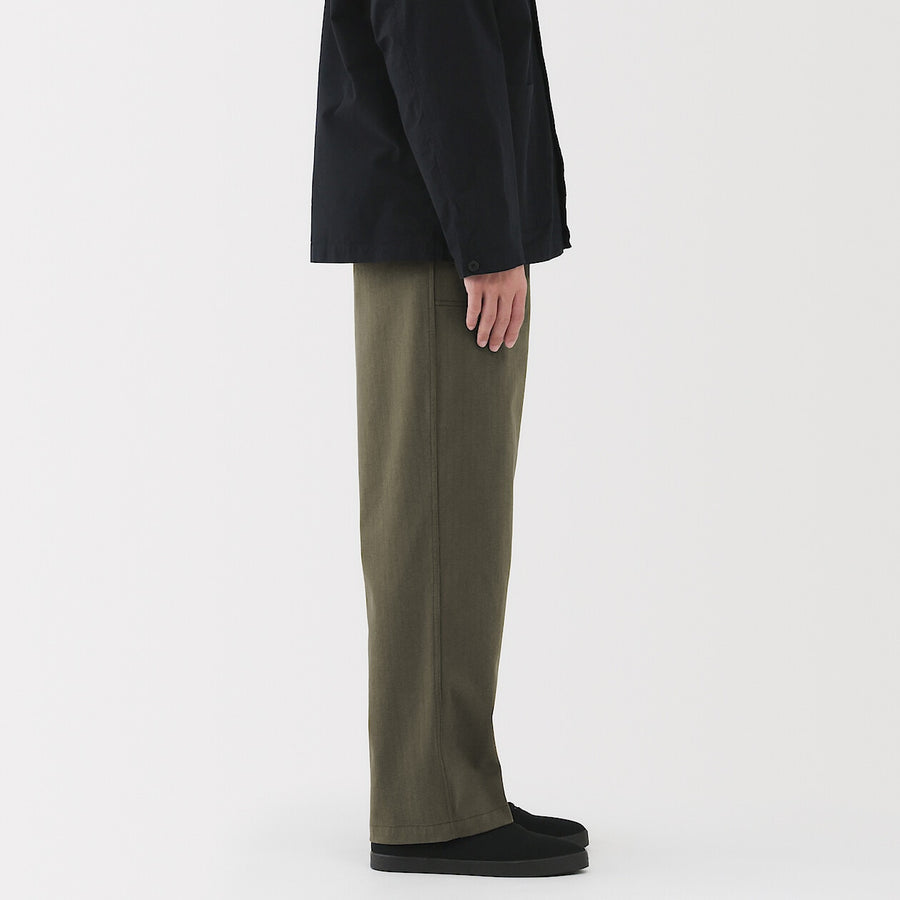 Buy MUJI Men's 2-Way Stretch Herringbone Baker Pants