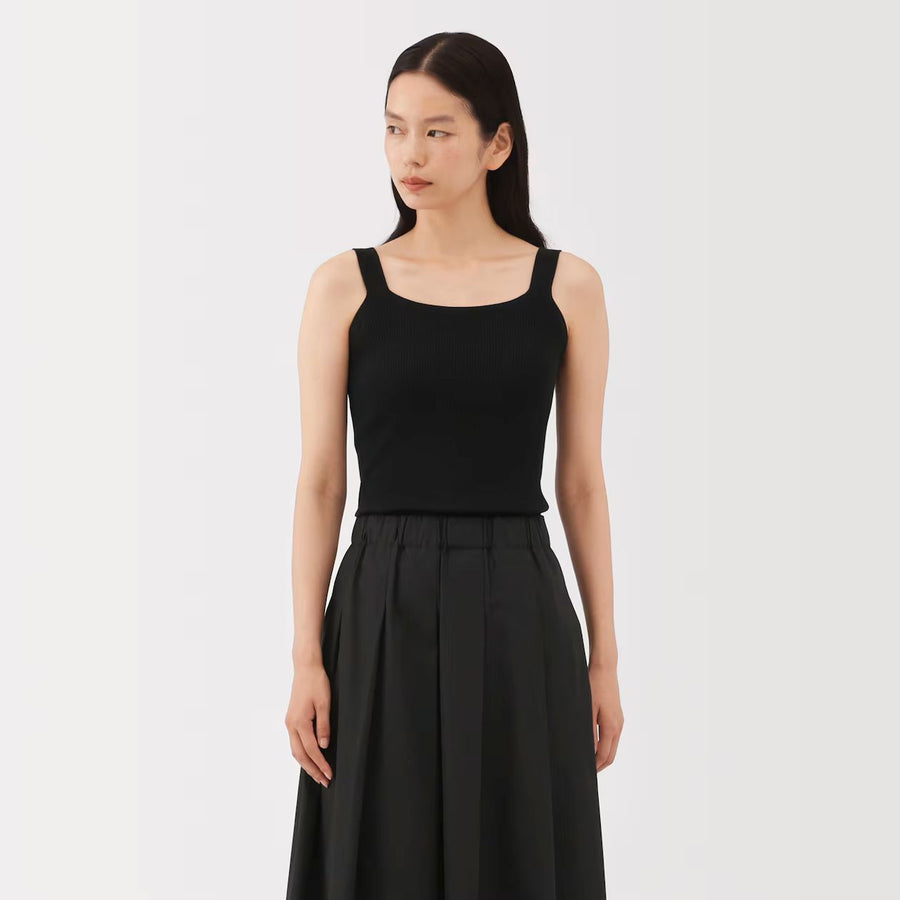 MUJI Labo Cotton Knit Tank Top