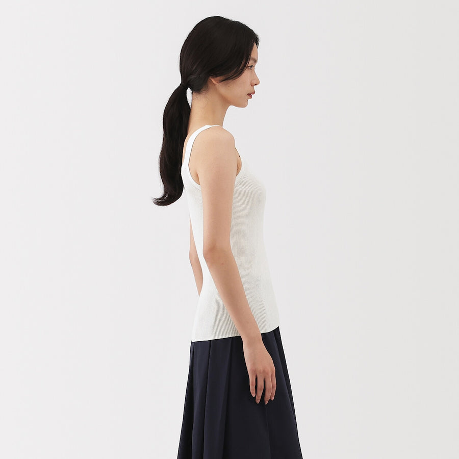 MUJI Labo Cotton Knit Tank Top