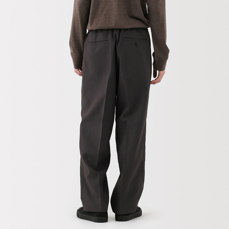 Buy MUJI Men's Tucked Wide Pants