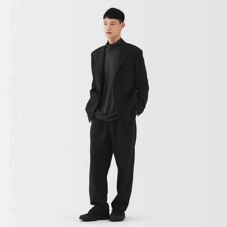 Buy MUJI Men's Polyester Twill Easy Pants