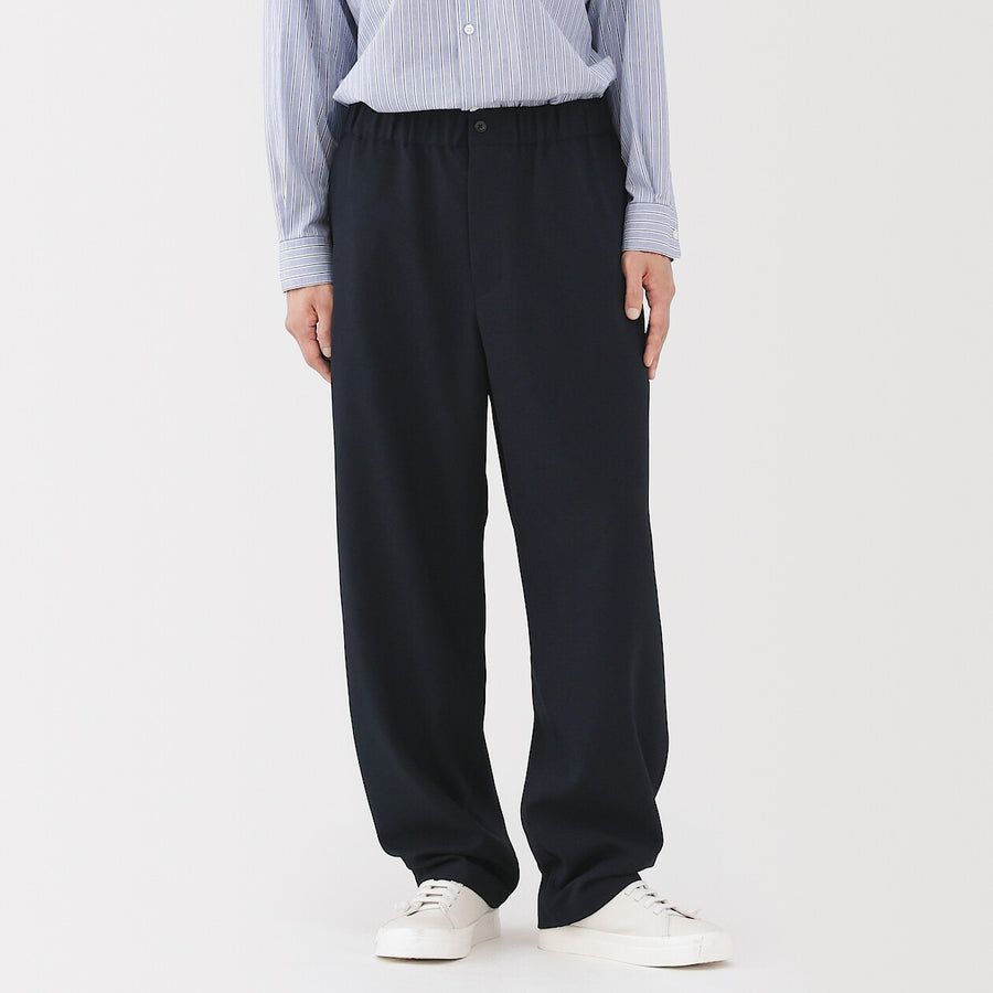 Buy MUJI Men's Polyester Twill Easy Pants