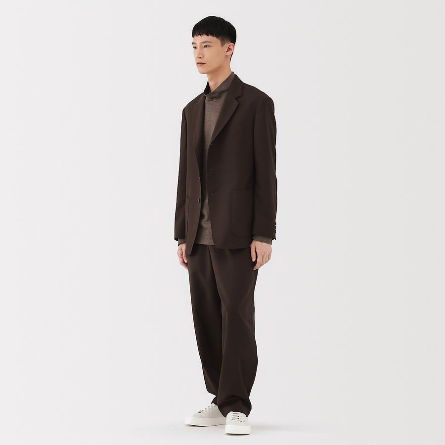 Buy MUJI Men's Polyester Twill Easy Pants