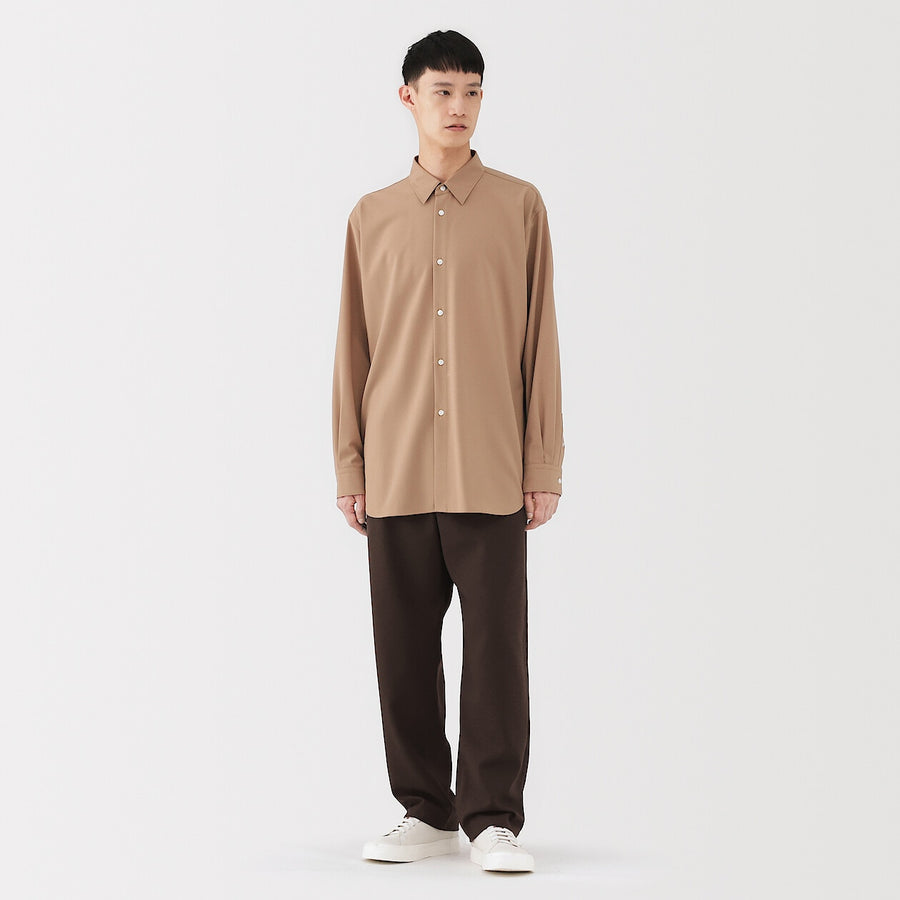 Buy MUJI Men's Polyester Twill Easy Pants