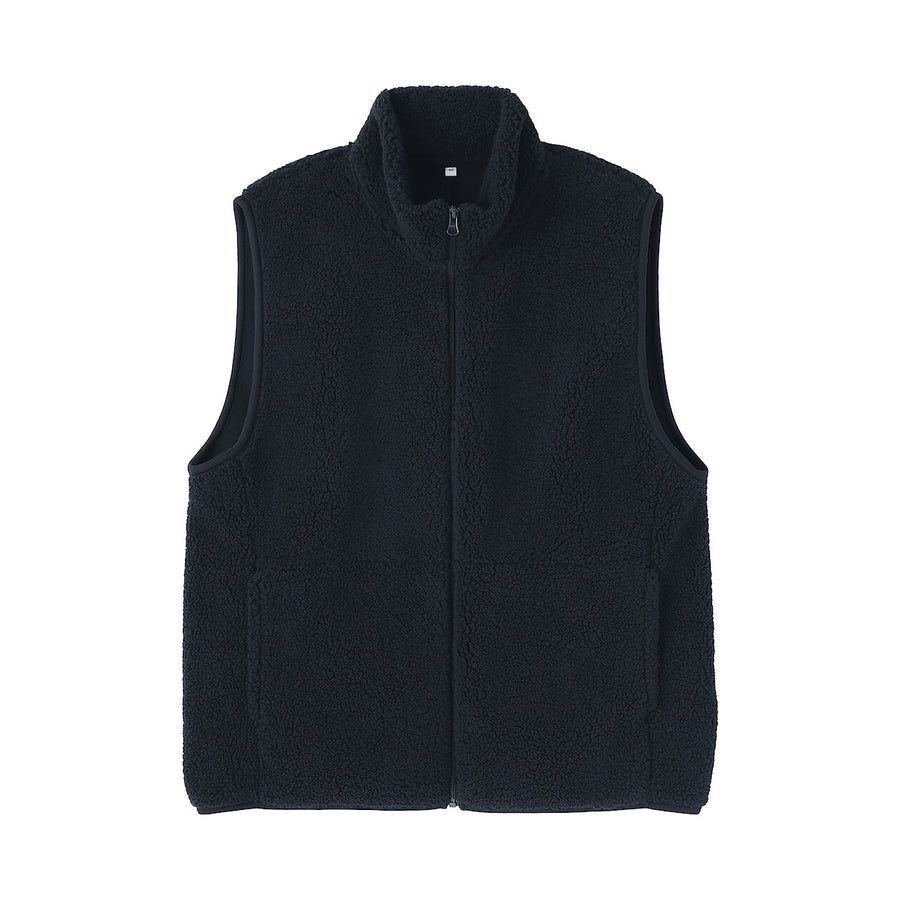 トップス SEE SEE BOA FLEECE VEST BLACK Msize Buy MUJI Women's Boa Fleece Vest