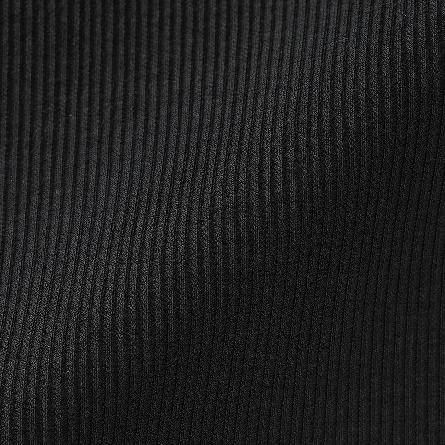 W's Lyocell blend ribbed crew neck cardigan Off whiteXS