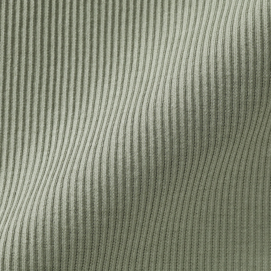 W's Lyocell blend ribbed crew neck L/S T-shirt Off whiteXS