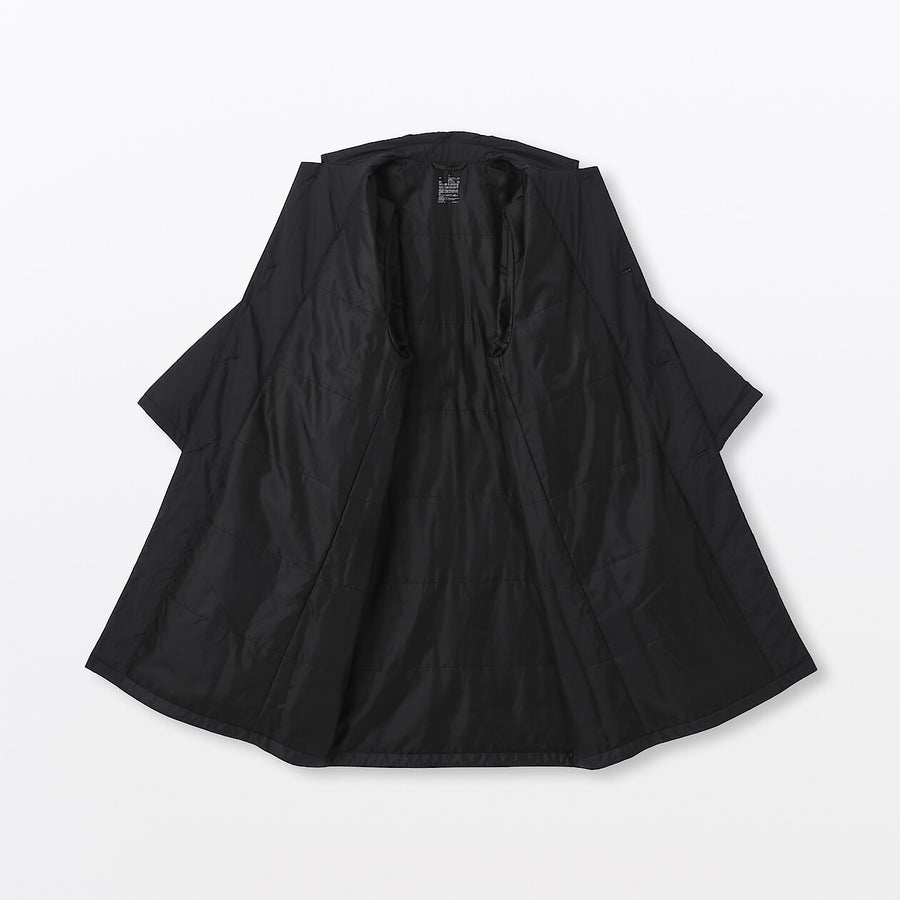 Buy MUJI Men's Padded Stand Fall Collar Coat
