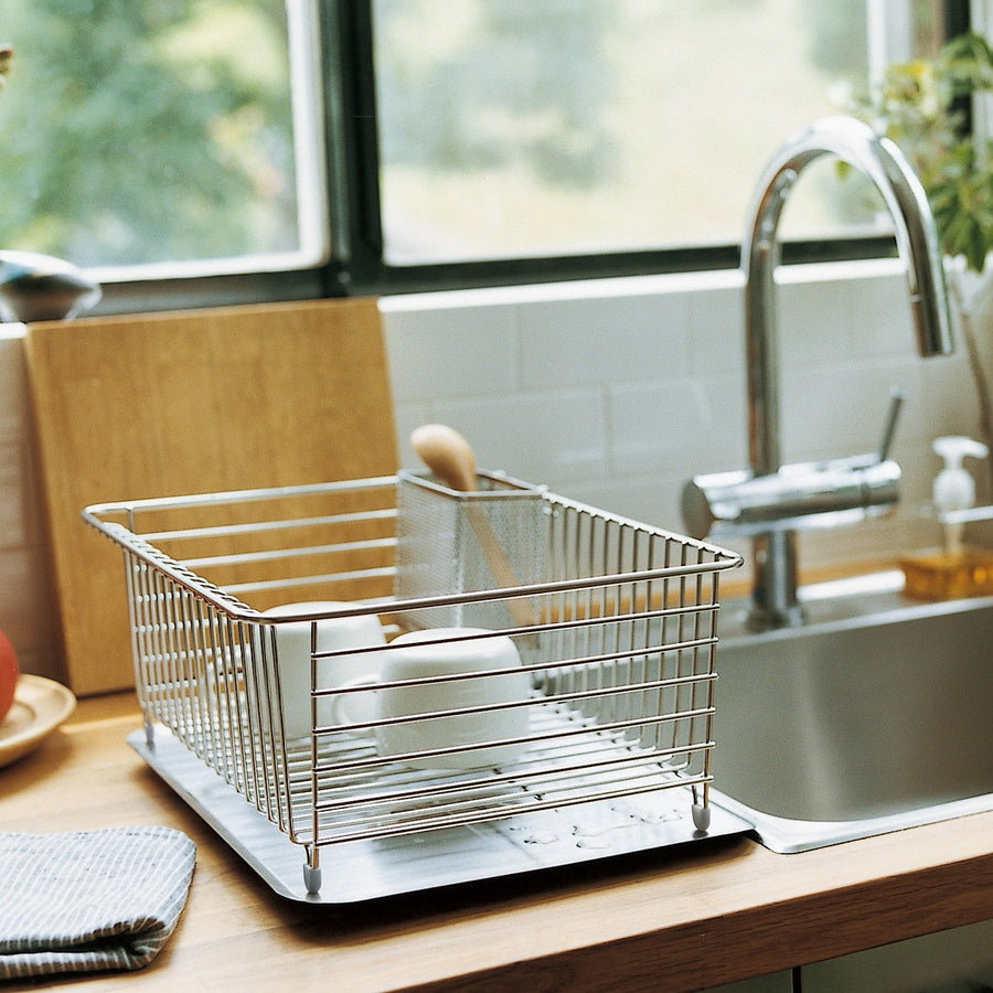 Stainless Steel Dish Rack Basket - Small