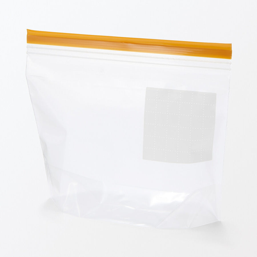 With gusset & double zipper Freezer bag/S