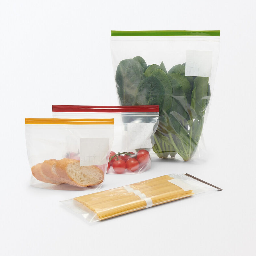 With gusset & double zipper Freezer bag/S