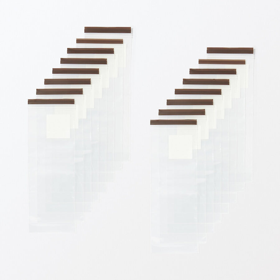 With gusset & double zipper Freezer bag/Long