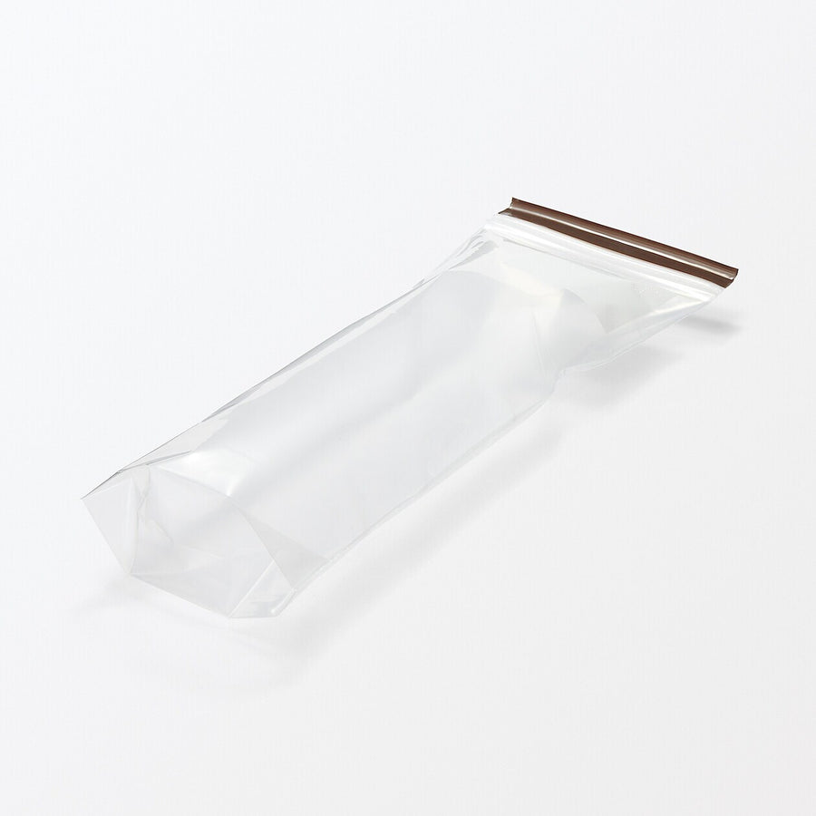 With gusset & double zipper Freezer bag/Long