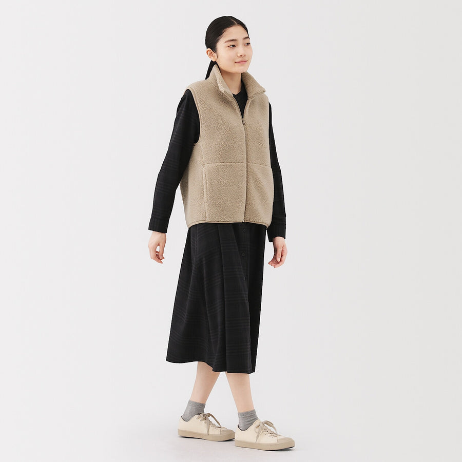 Buy MUJI Women's Boa Fleece Vest