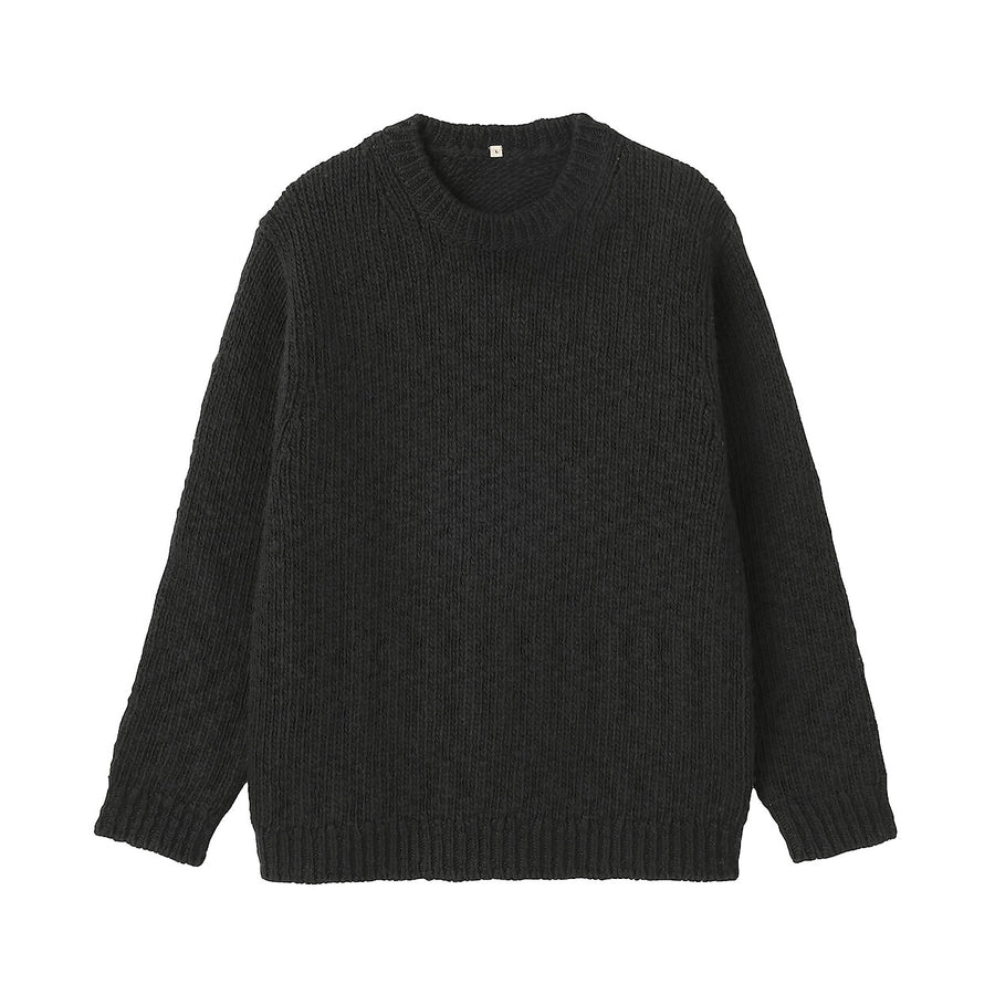 Buy MUJI Men's Merino Wool Low-Gauge Crewneck Sweater
