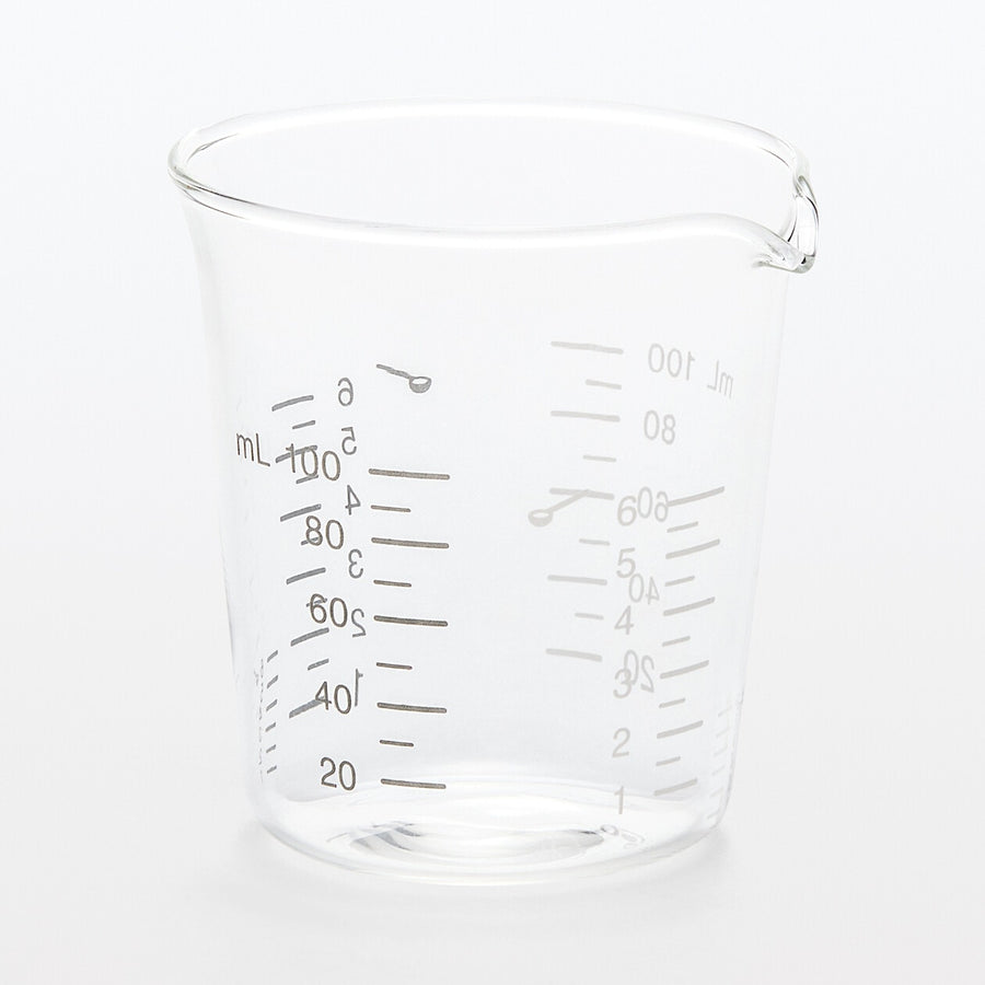 Heatproof glass Measuring cup W/table/teaspoon marks