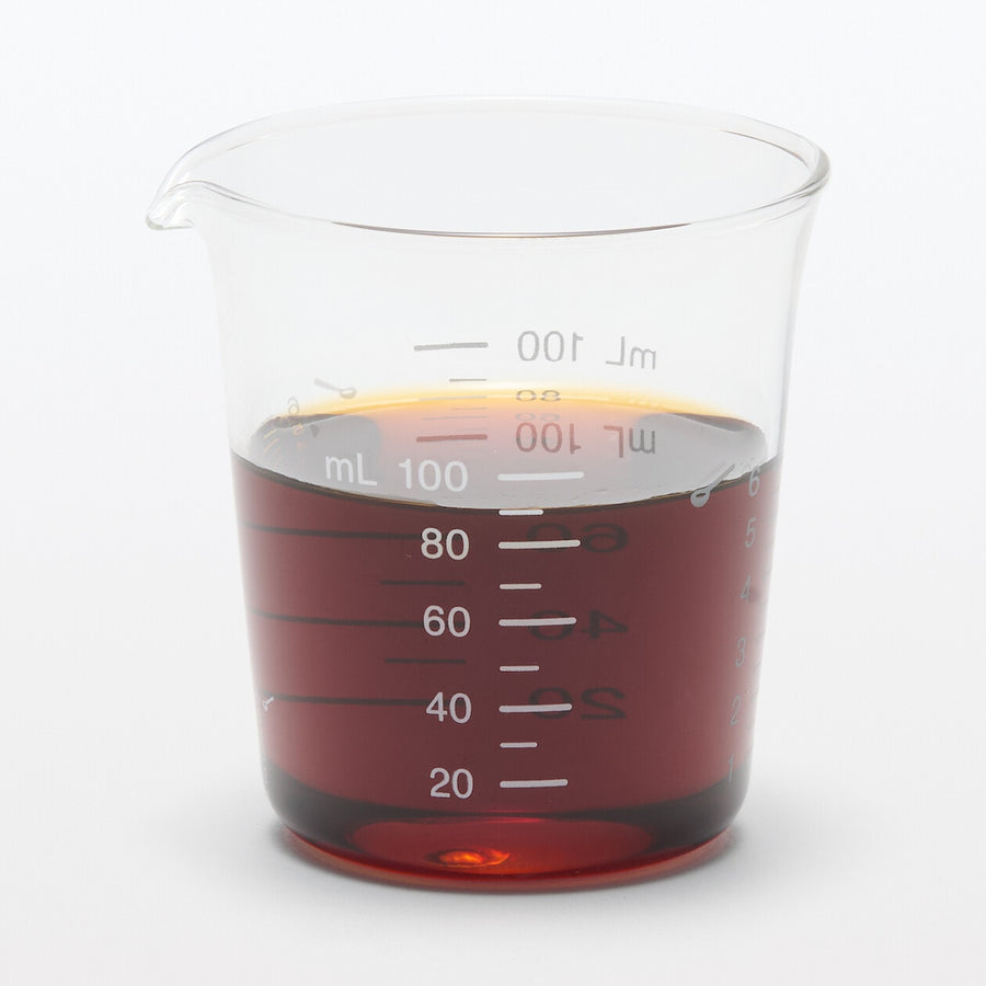 Heatproof glass Measuring cup W/table/teaspoon marks