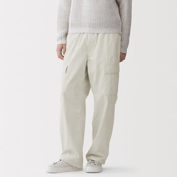 Cotton Light Canvas Easy Cargo Pants
