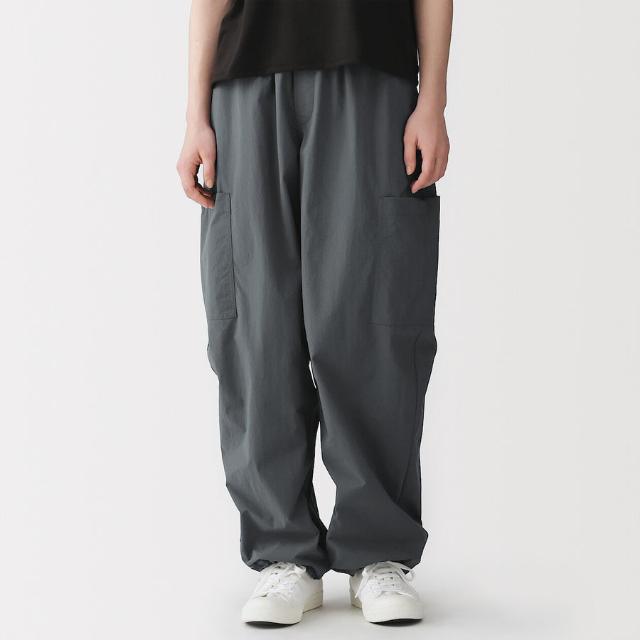 Buy MUJI Women's Water Repellent Utility Easy Wide-Fit Pants