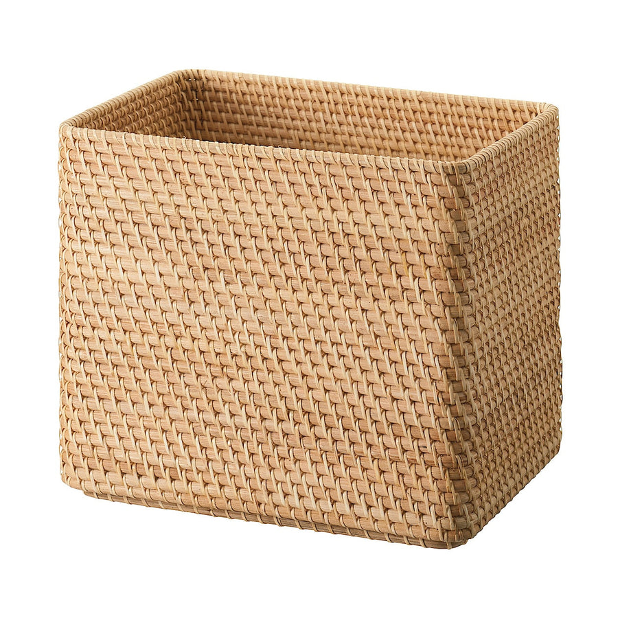 Stackable Rattan Boxes Buy MUJI Stackable Rattan Basket - Rectangular