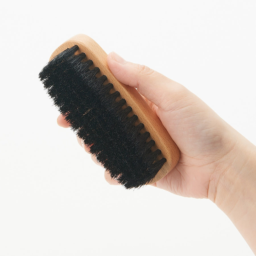 Beech Shoe Pighair Dusting Brush - MUJI Australia