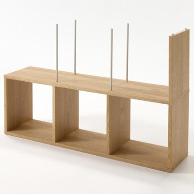 STACKING SHELF SET / 3 SHELVES / OAK