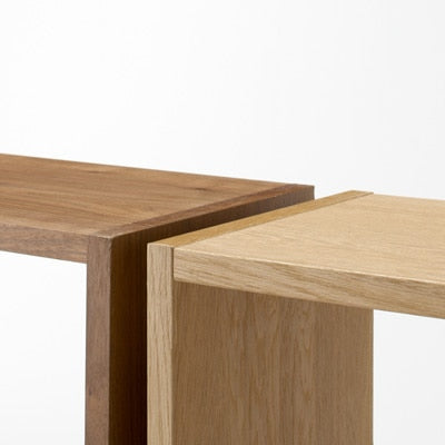 STACKING SHELF SET / WIDE TYPE / 3 SHELVES / OAK