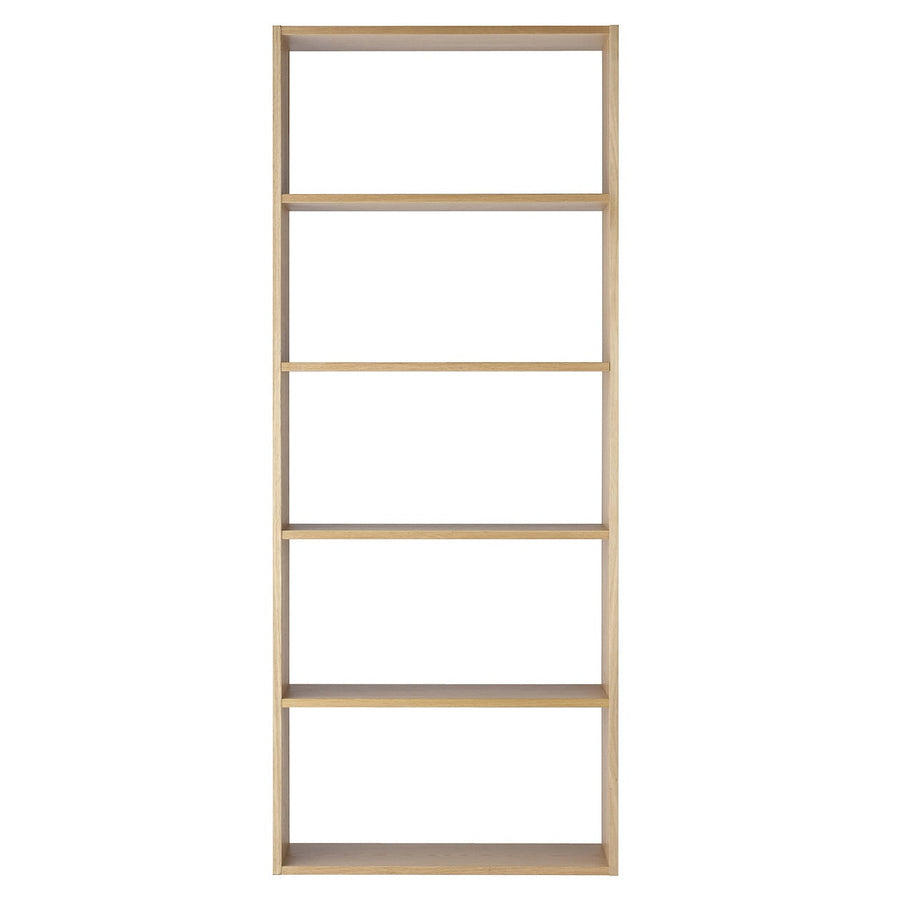 STACKING SHELF SET / WIDE TYPE / 5 SHELVES / OAK