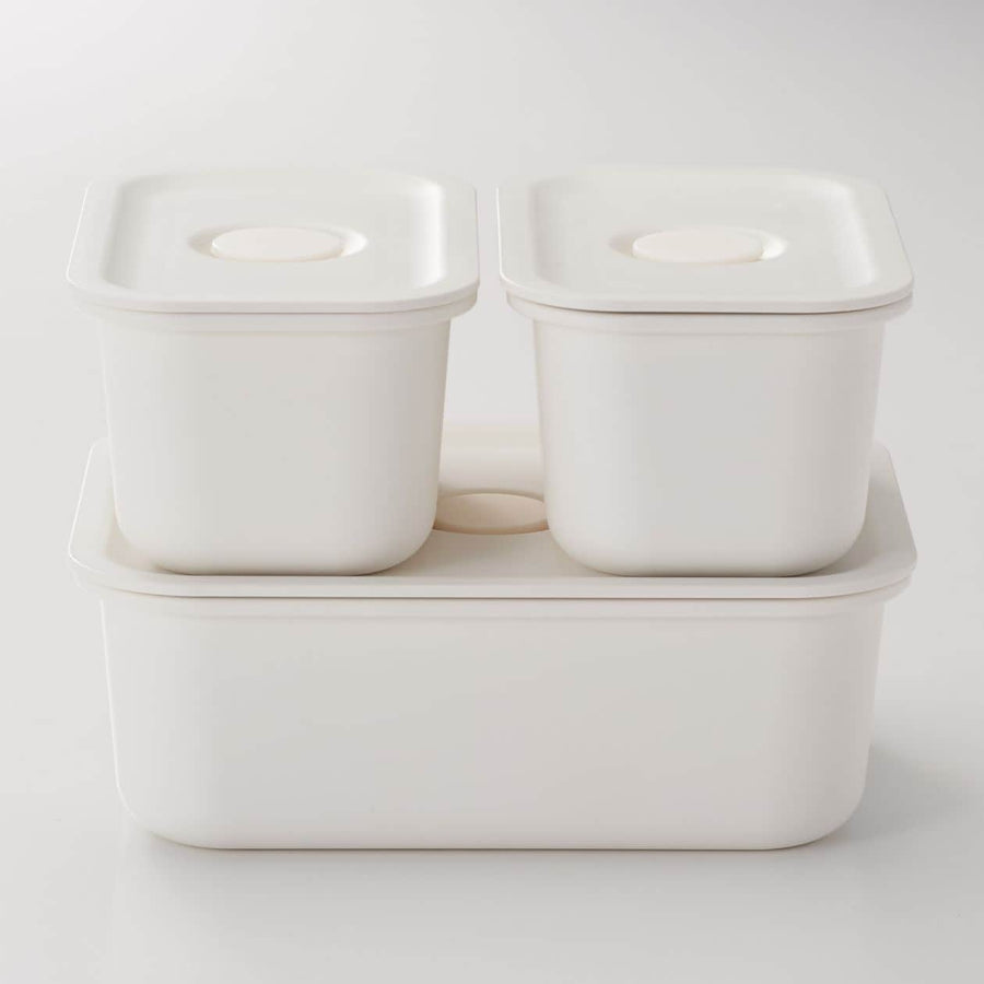 Lunch Box Storage Container With Valve - White (325ml)