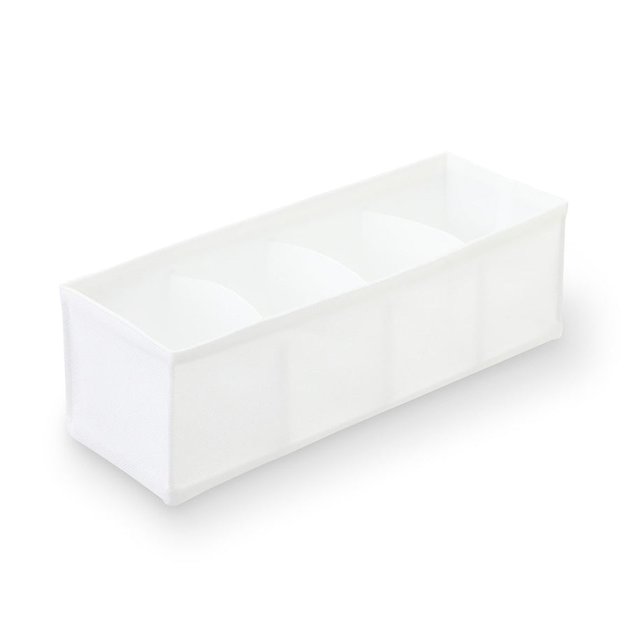 Non-Woven Fabric Separation Case with 4 Compartments (2 Pcs) - S - MUJI Australia