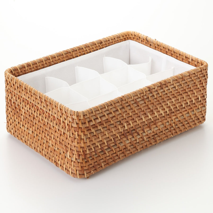 Non-Woven Fabric Separation Case with 12 Compartments (1 Pc) - L - MUJI Australia
