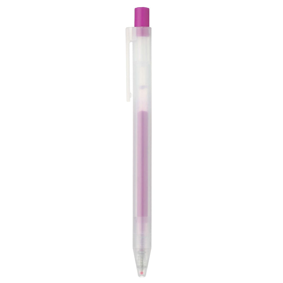 Smooth Gel Ink Ballpoint Pen - Knock Type 0.5mm