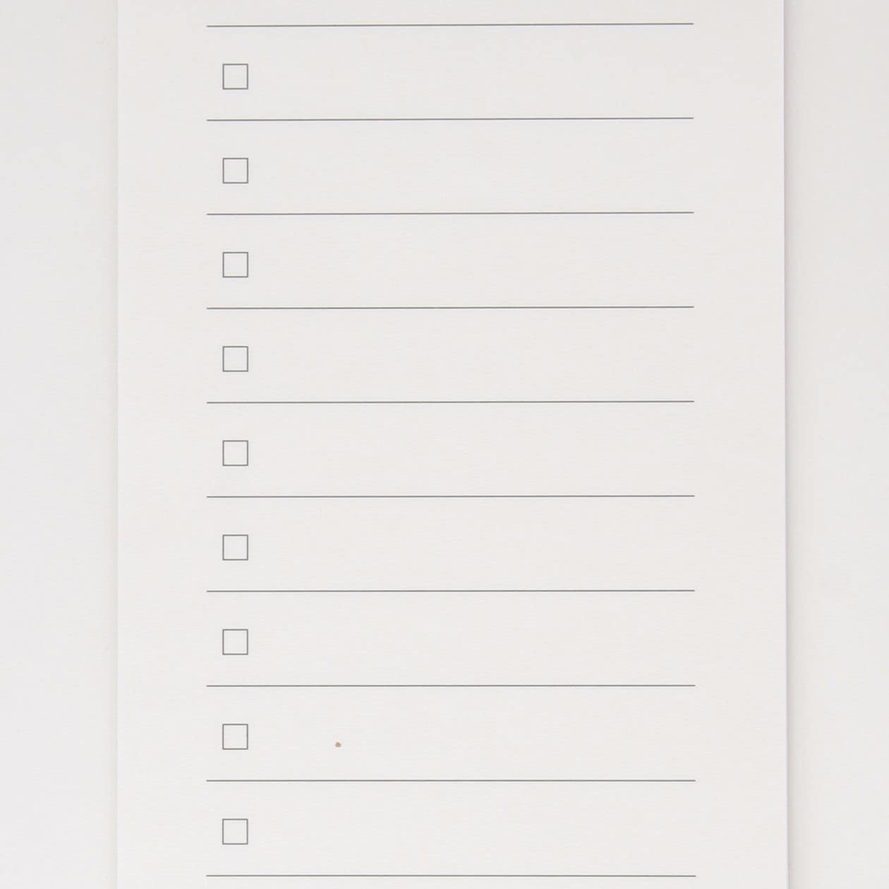Buy MUJI Notepad Checklist