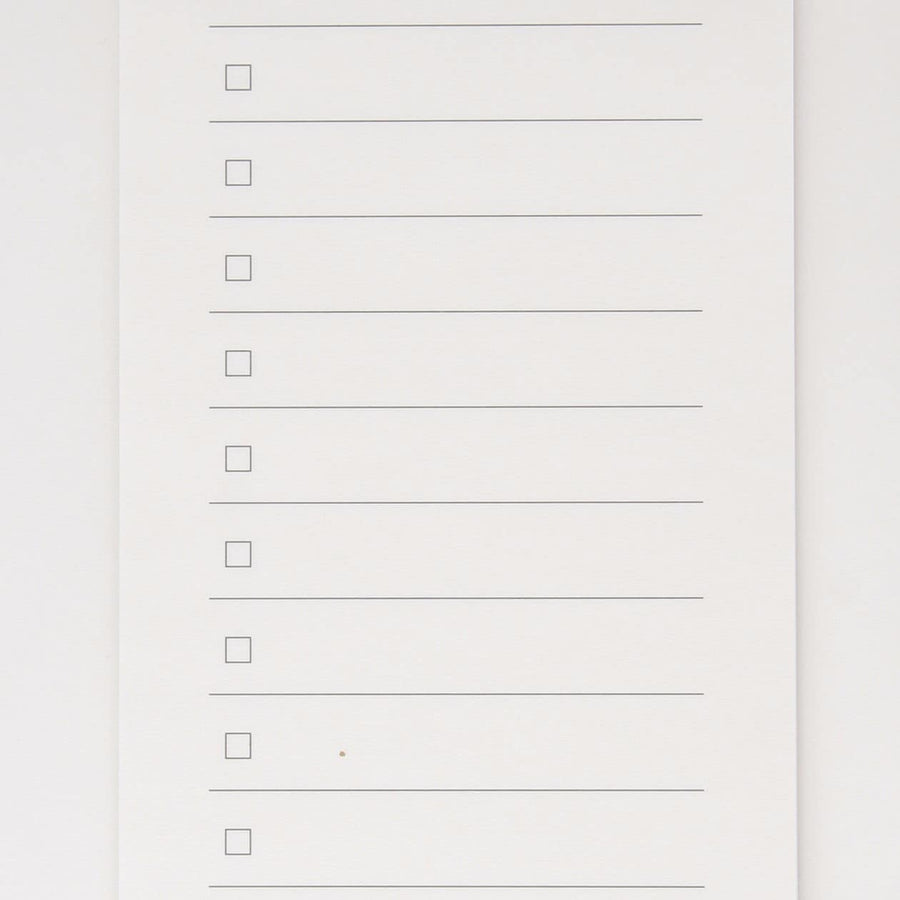 Notepad Checklist - MUJI Australia