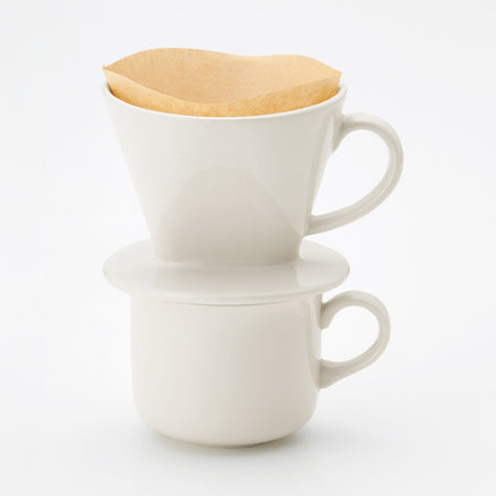 Beige Porcelain Coffee Set