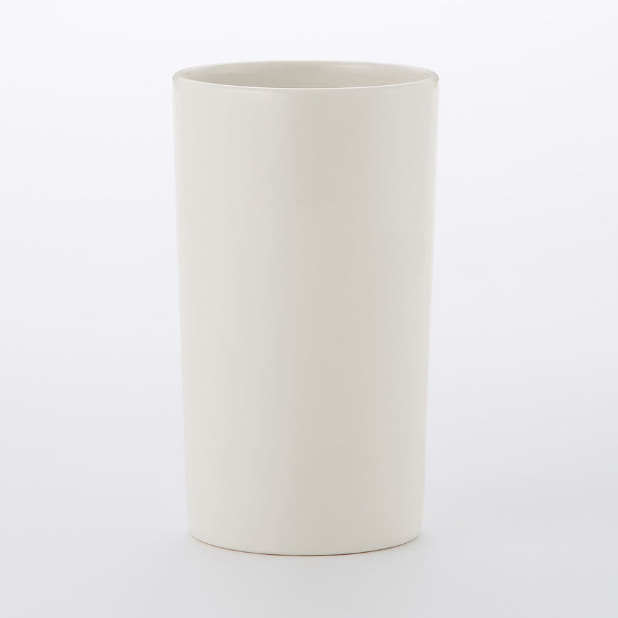 Beige Porcelain Kitchen Utensil Holder - MUJI Australia