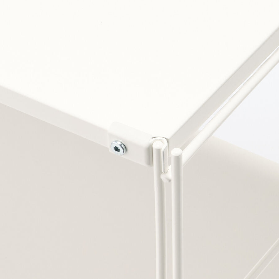 Steel unit shelf Steel shelf set Wide Mini Light grey