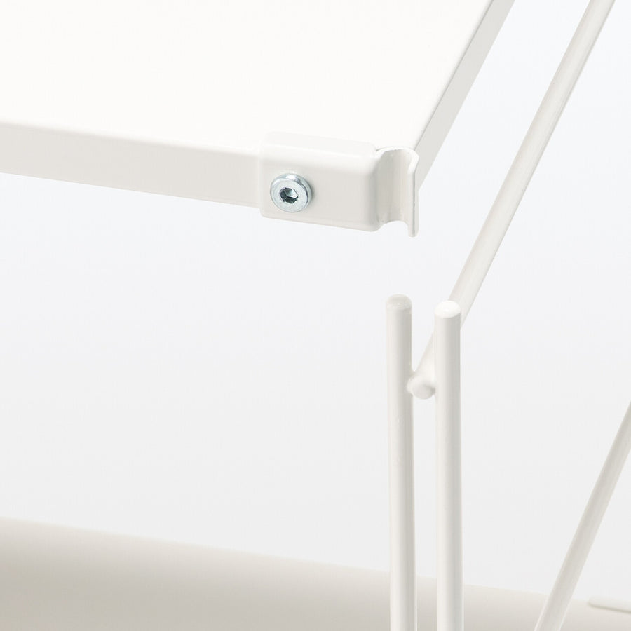 Steel unit shelf Steel shelf set Wide Mini Light grey