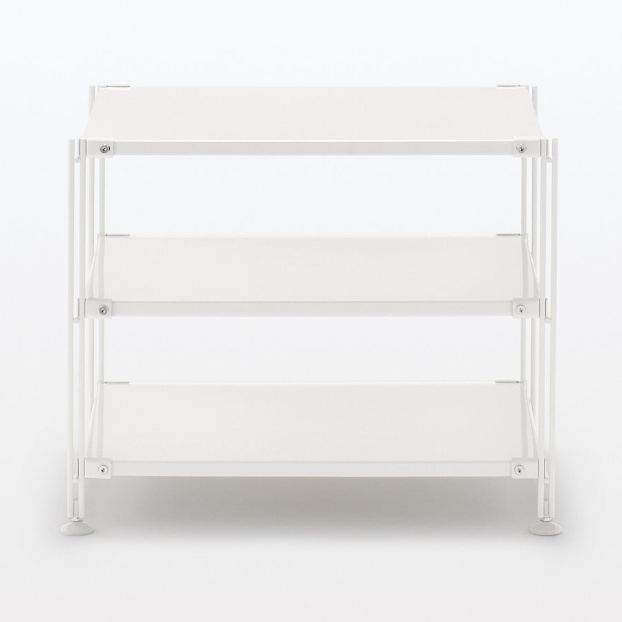 Steel unit shelf Steel shelf set Mini Light grey