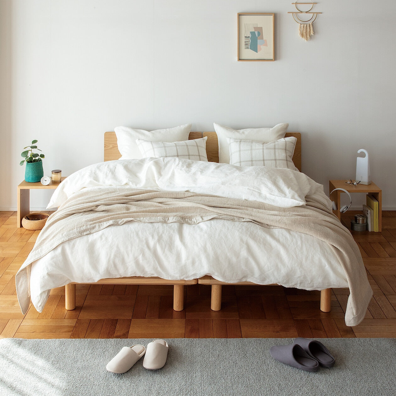 Wooden Bed Frame Legs | MUJI Australia