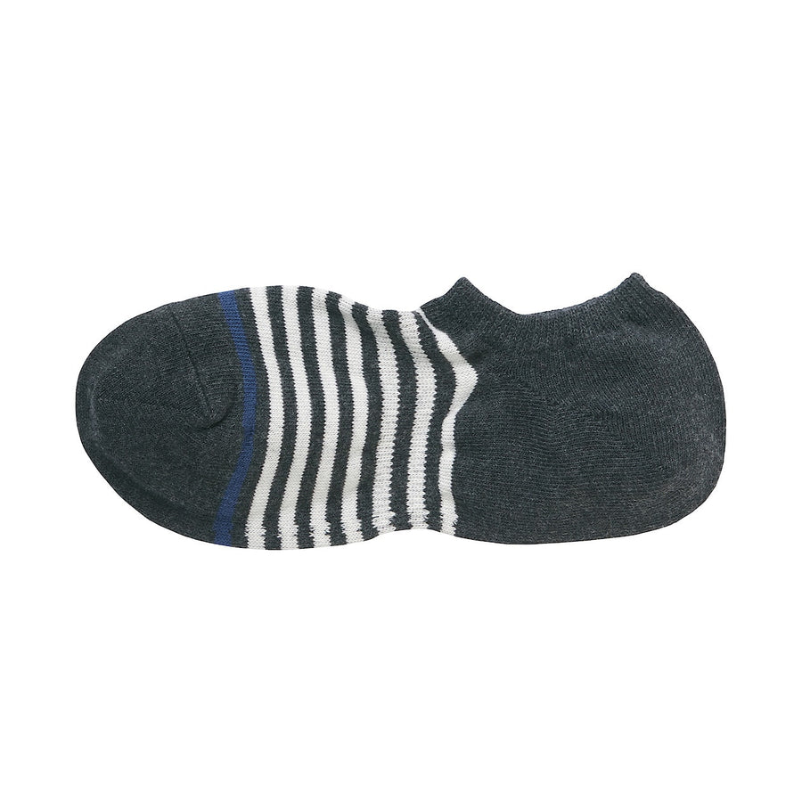 Right Angle Striped Sneaker Socks